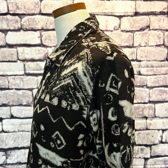 Chico's Design Brown & Cream Jacket Size Small - Picture 5 of 9